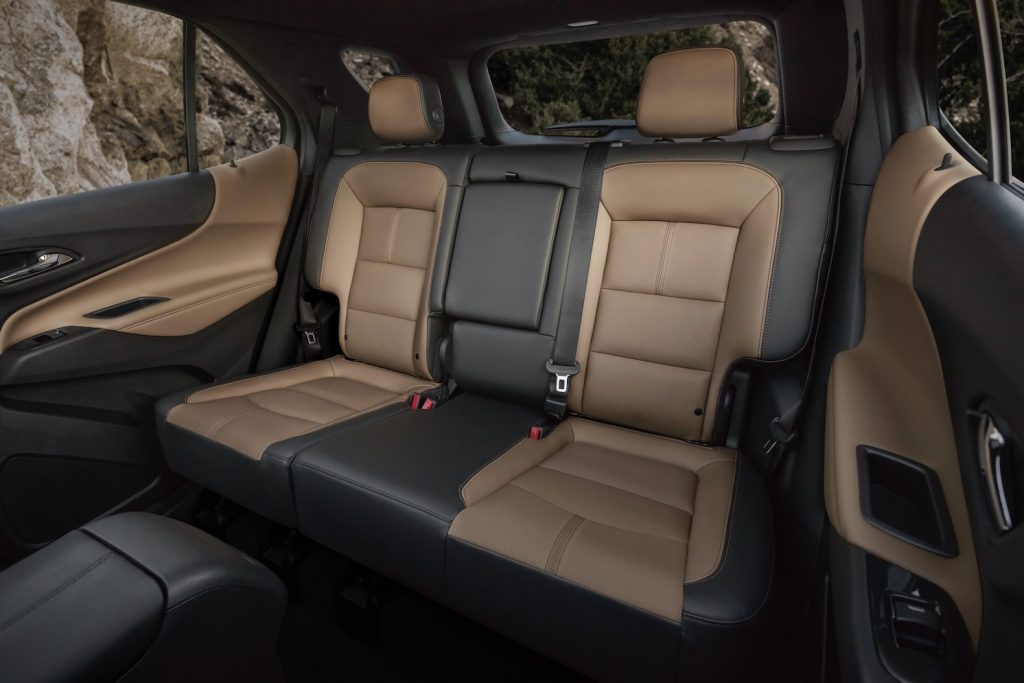 Redesigned interior inside the 2022 Chevrolet Equinox