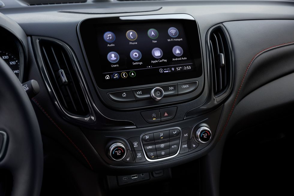 Infotainment System inside the all new 2022 Chevrolet Equinox.