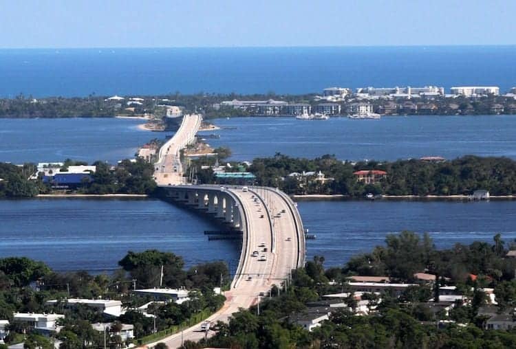 Causeway to Stuart Beaches