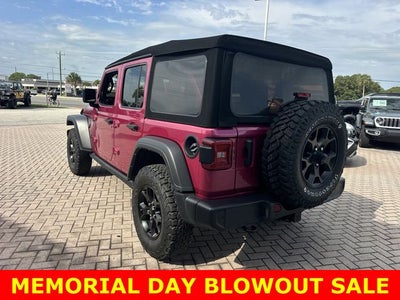 2022 Jeep Wrangler Unlimited Willys