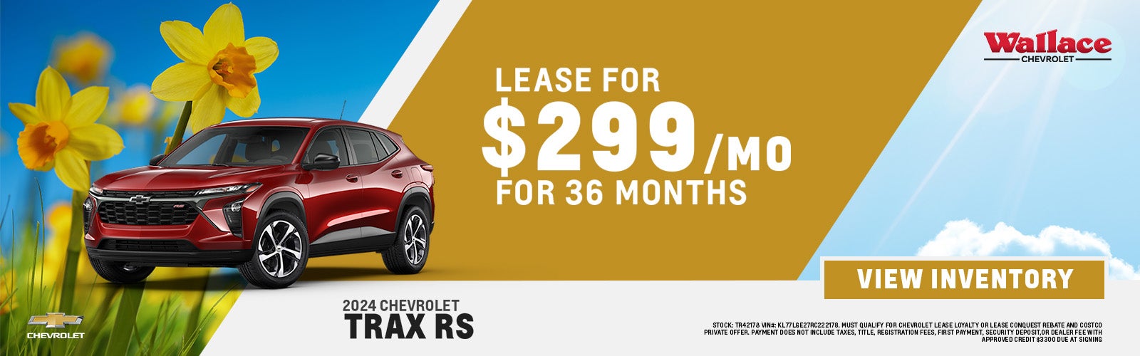 Chevy Trax Special Offer