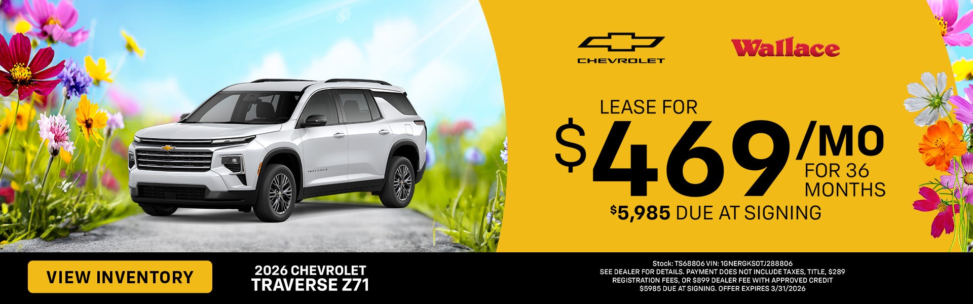 Chevy Traverse Special Offer
