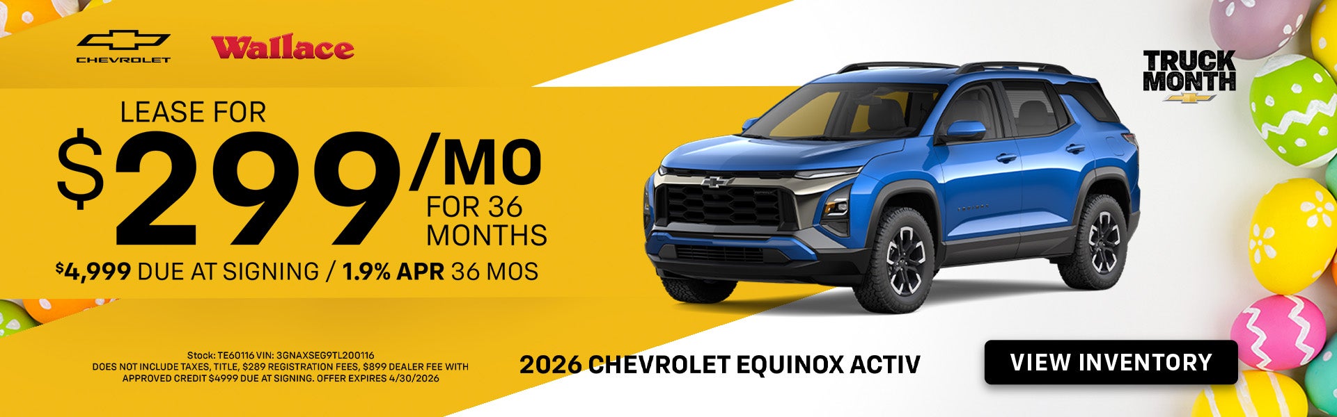 Chevy Equinox Special Offer