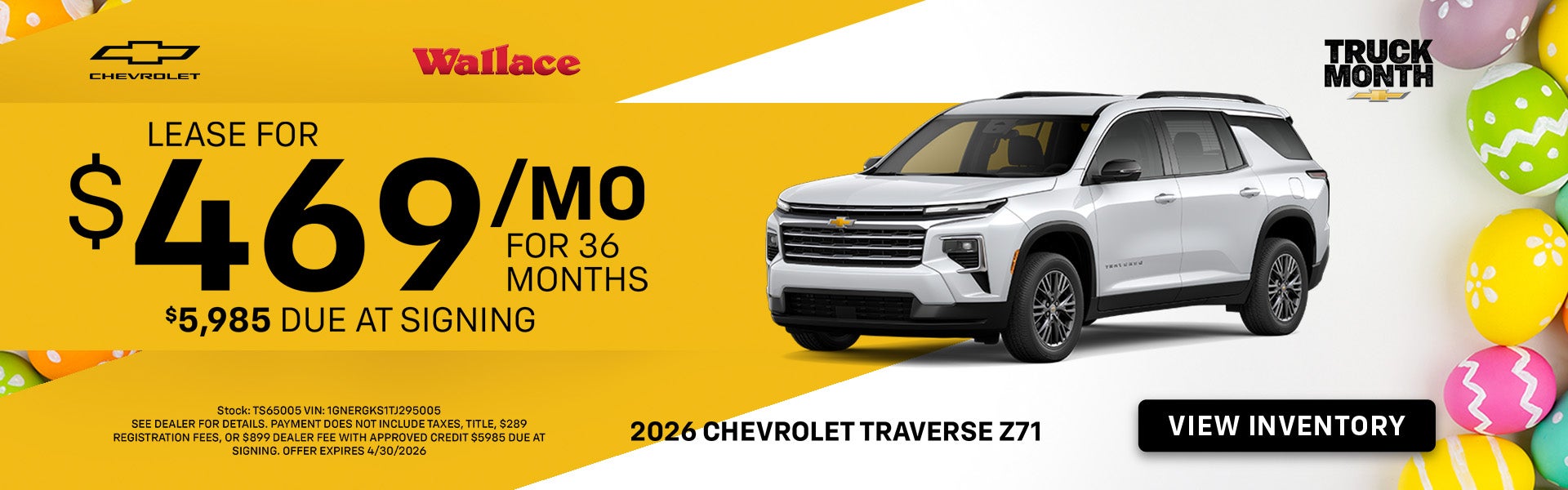 Chevy Traverse Special Offer