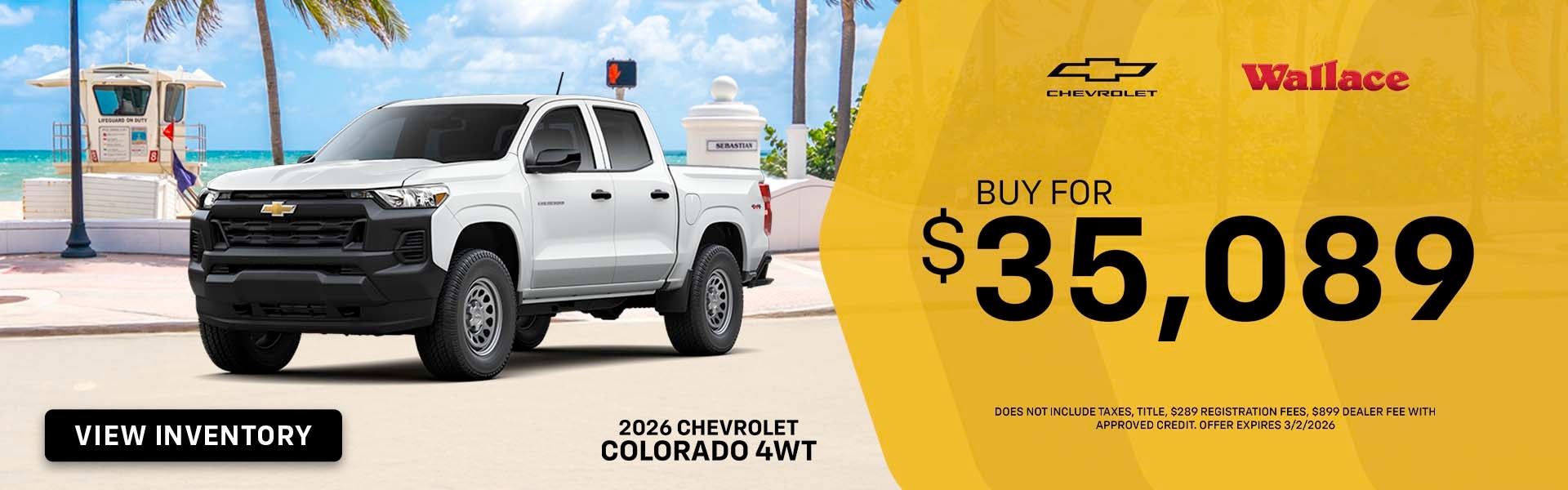 Colorado WT Special Offer