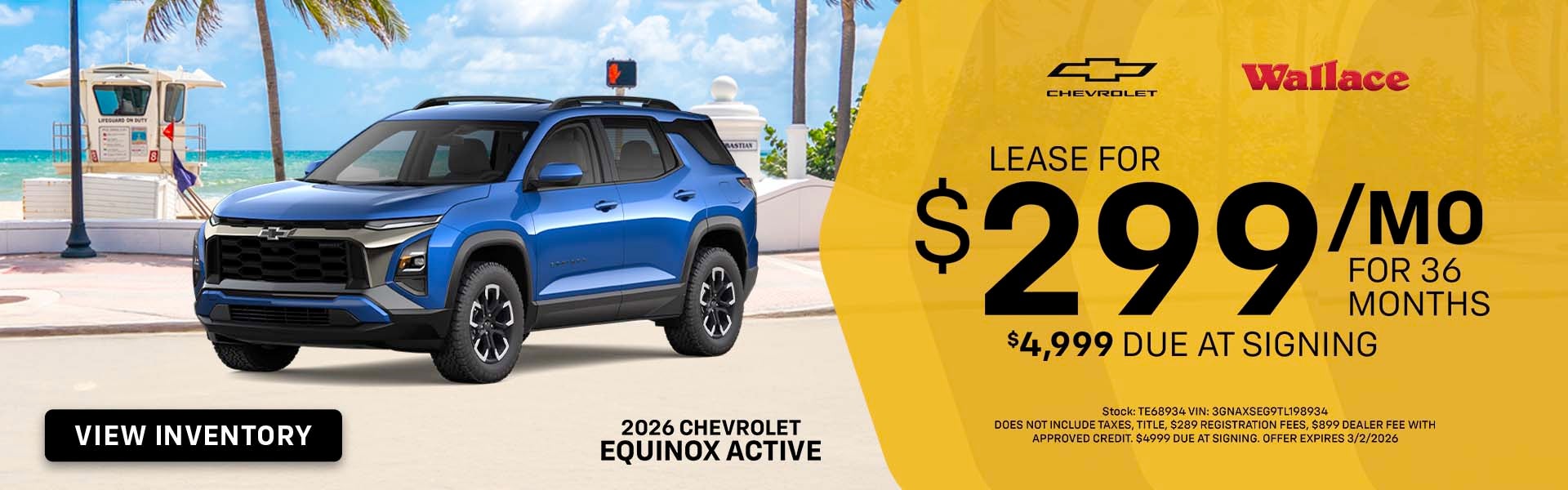 Chevy Equinox Special Offer