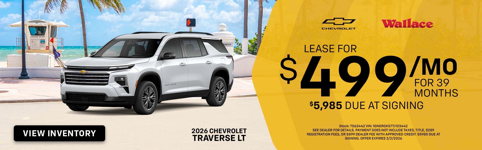 Chevy Traverse Special Offer