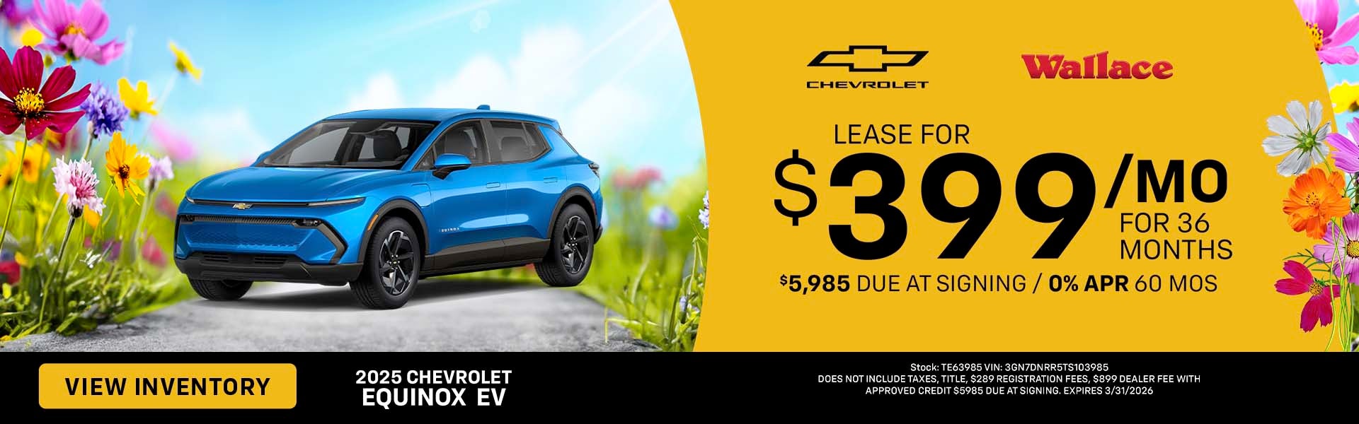 Equinox EV Special Offer