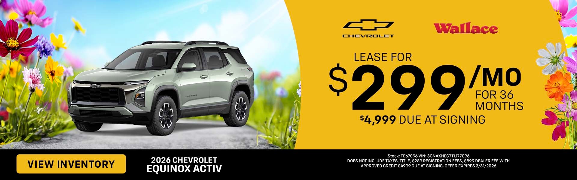 Chevy Equinox Special Offer