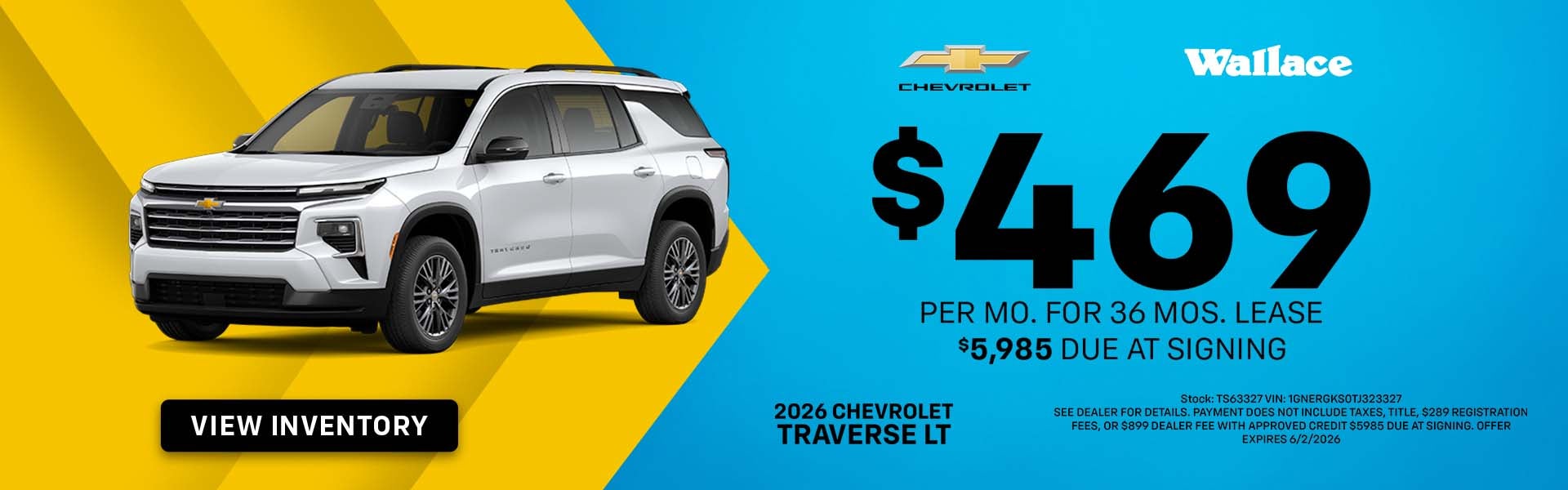 Chevy Traverse Special Offer
