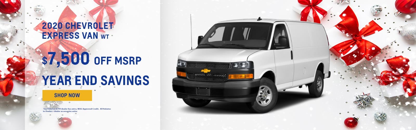 2020 Chevy Express Van Special Offer